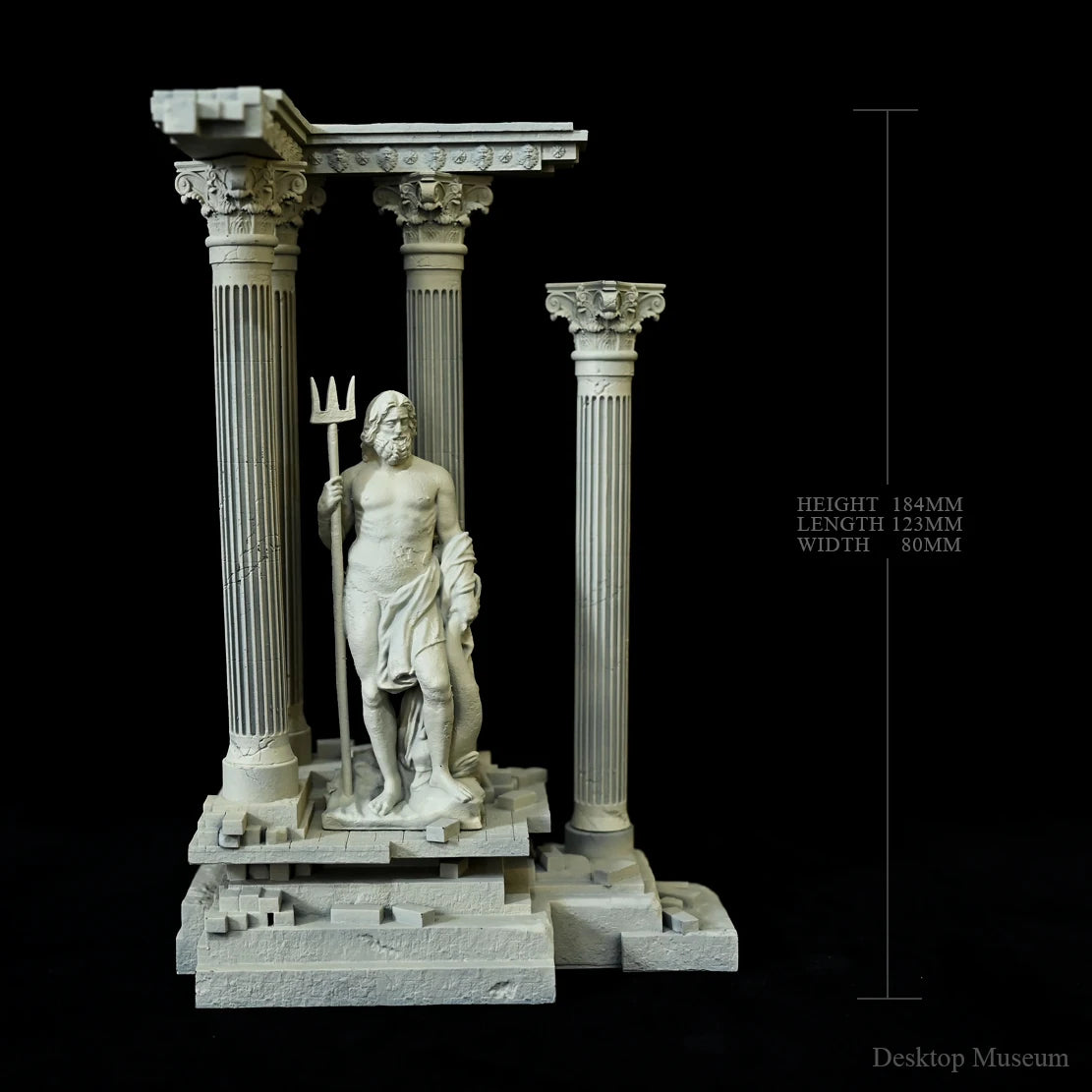 Fish Tank Water Landscape Roman Column Ornament Fish Tank Aquarium Landscape (185mm high) LTCP-407