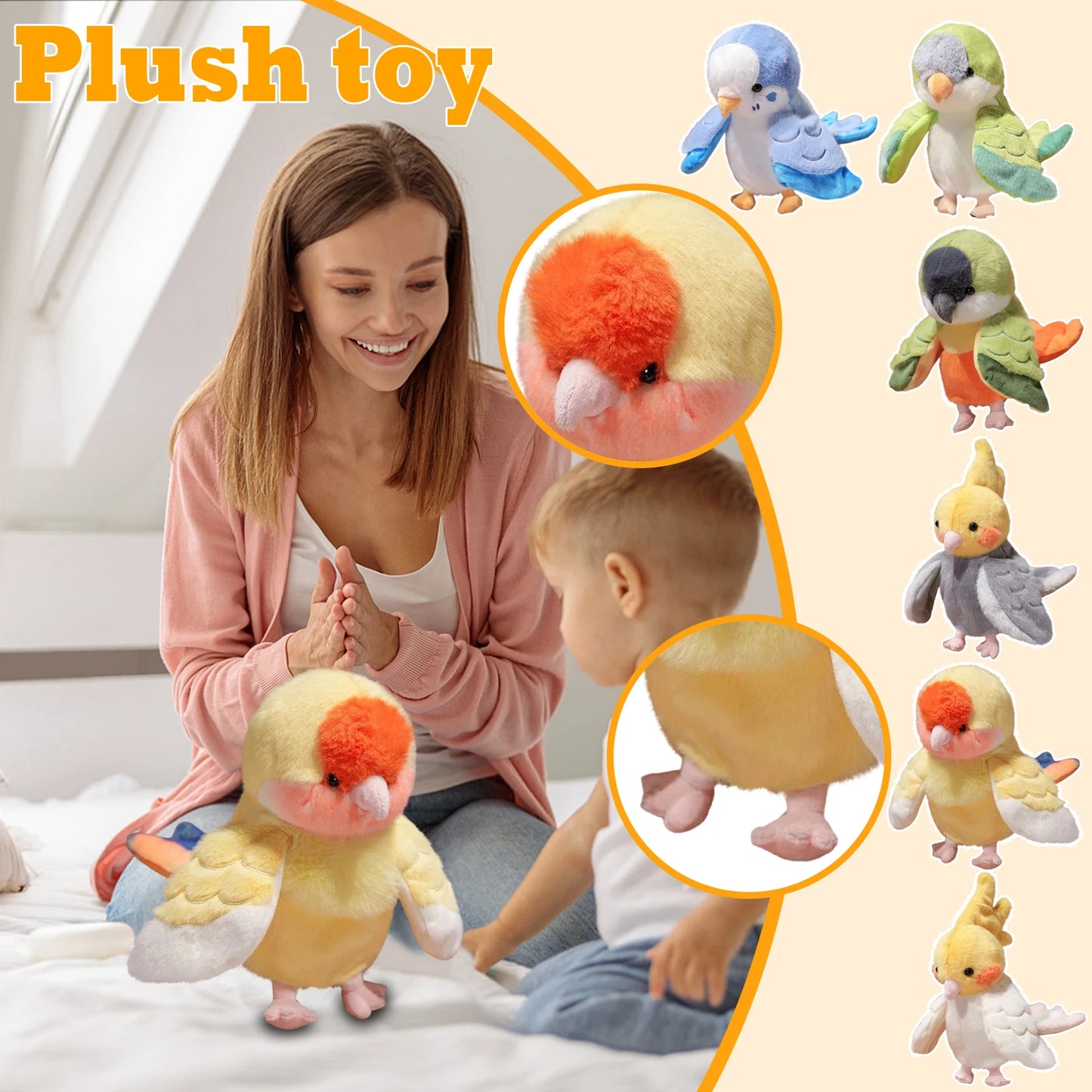 Loro de Peluche – Juguete Divertido para Juegos y Cuentos