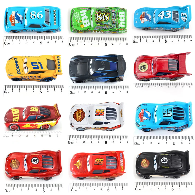 Cars Disney Pixar Car 2 3 Alloy Car Lightning McQueen Jackson Storm Mack Sally Truck Diecast Model Toy Children Birthday Gift