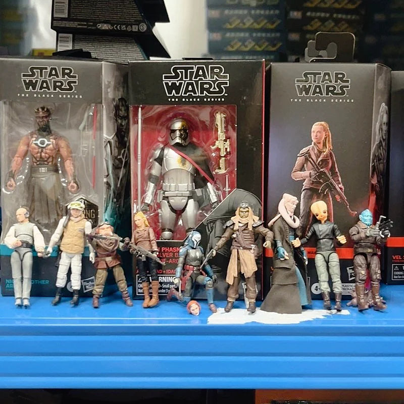 Hot Original Hasbro Star Wars The Series 6inch Mace Windu Darth Vader Collectible Action Figure Toy For Children Christmas Gifts