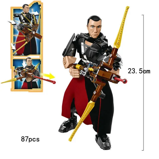 Space Wars Buildable Figure Stormtrooper Darth Vader Rey Kyle Ren Luke Skywalker Figure Toys Building Block Compatible With Lego