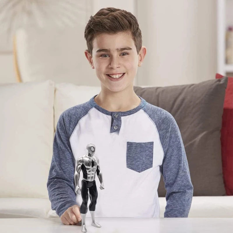 Hasbro Marvel Legends The Avengers Titan Hero Series Ultimate Armored Spiderman 28CM Action Figure Collectible Model Toy