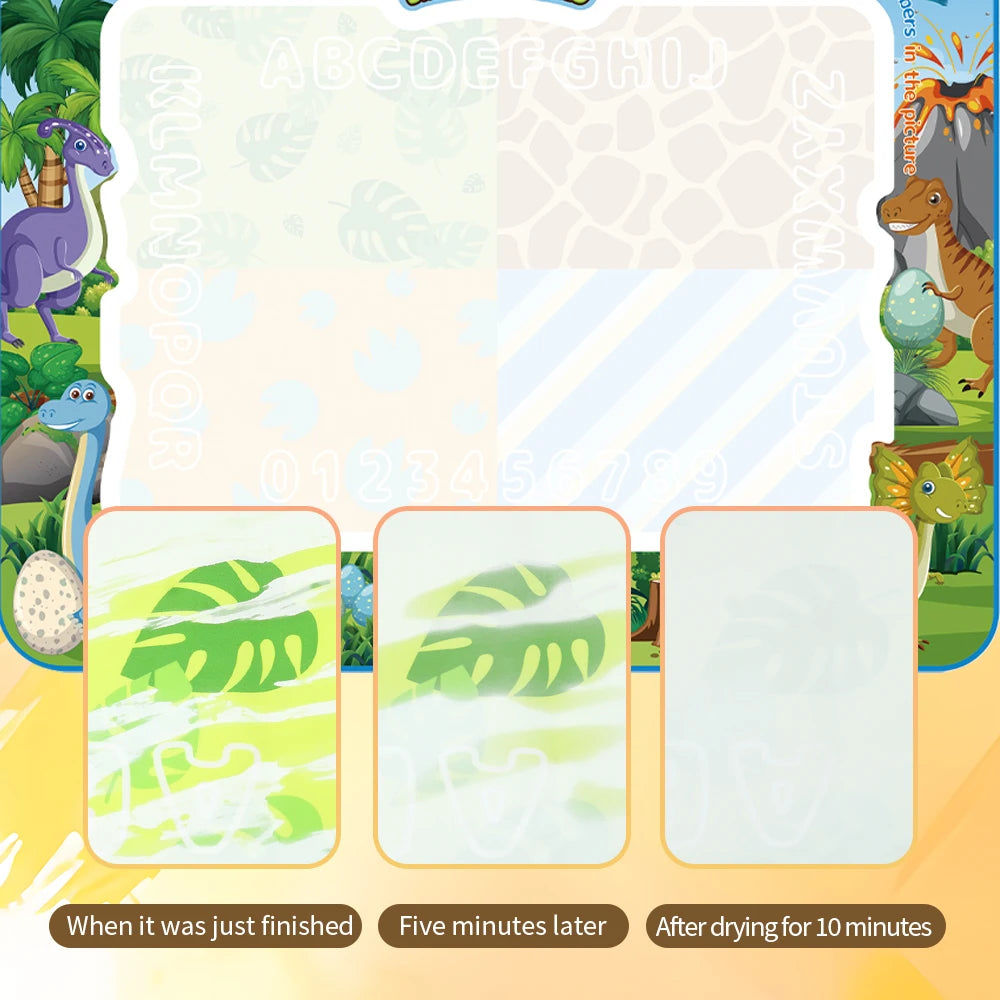 Magic Water Drawing Mat Extra Large Water Doodle Toy Set Painting Board Children Educational Toys Gift for Kids Multiple Size