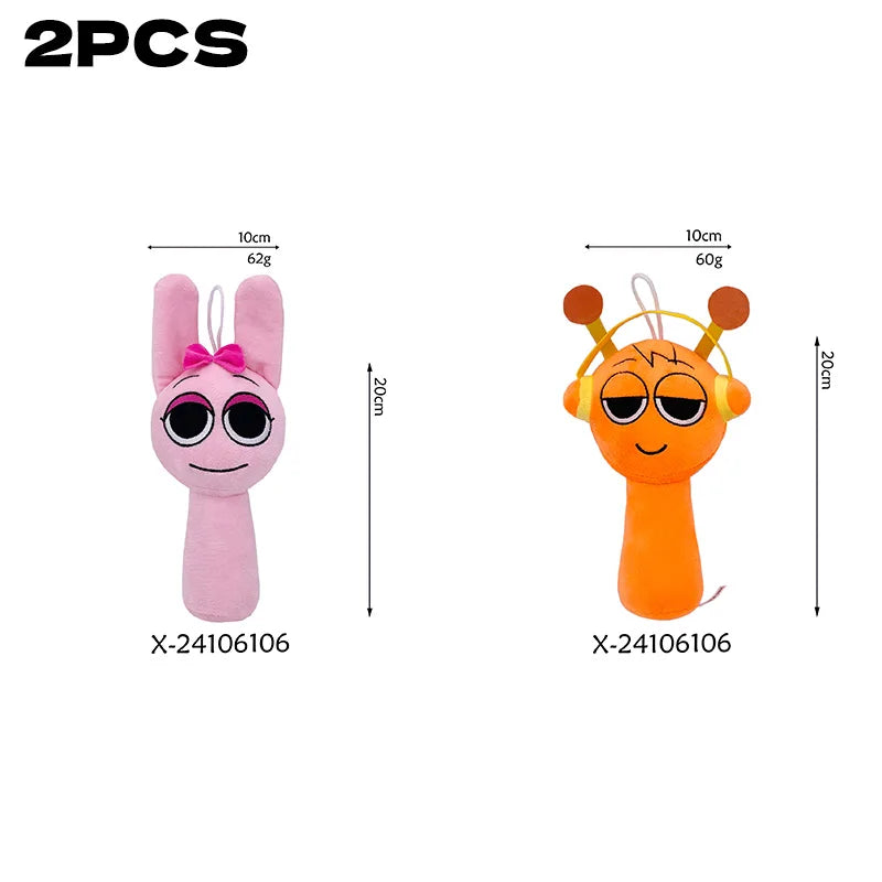 Sprunki Plush Toys Mr Fun Computer Wenda Simon Raddy Brud Sprunki Plushie Soft Toy Cartoon Pillow Stuffed Doll for Chrismas Gift