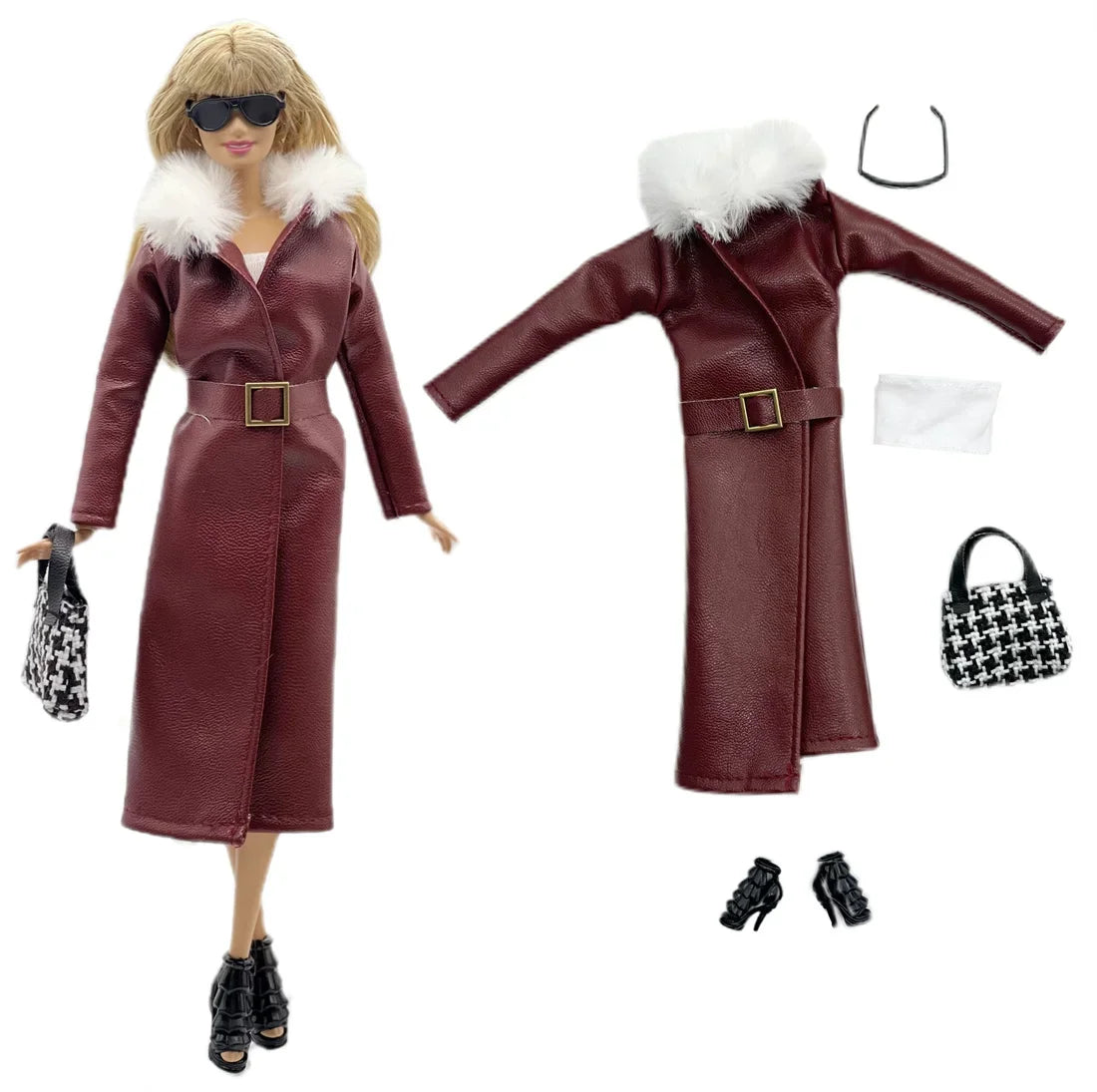 1 Set Cloth Doll Accessories Fashion Model Casual Wear Cool Clothes for 11.5 Inch 30cm Doll Kids or Birthday Gift