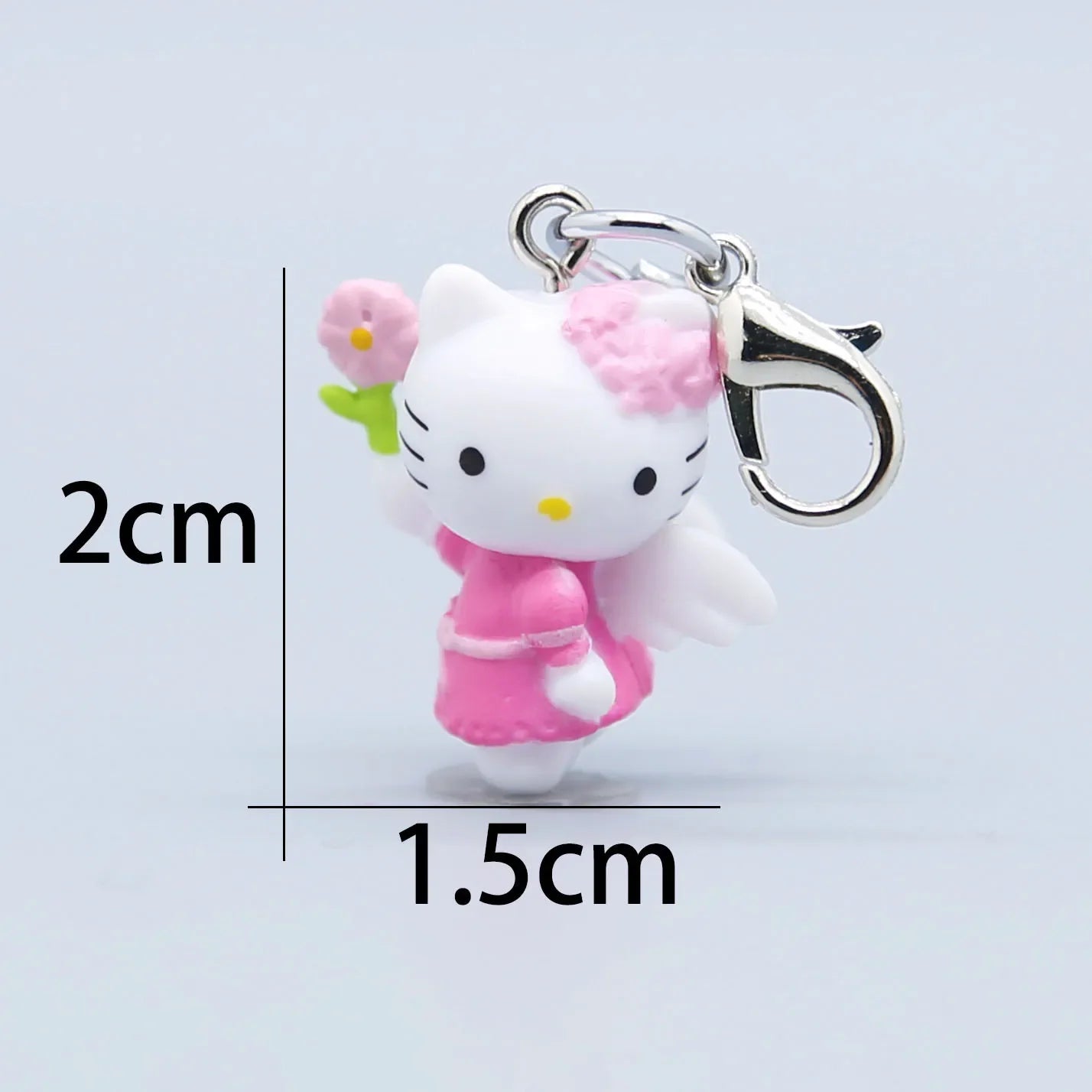 New Hello Kitty Kawaii Mini Doll Keychain Anime Kuromi Sanrios Decor Car Key Ring Pendant Creative Fashion Hanging Gifts Toys