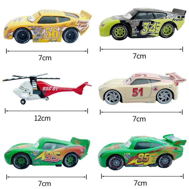 Cars Disney Pixar Car 2 3 Alloy Car Lightning McQueen Jackson Storm Mack Sally Truck Diecast Model Toy Children Birthday Gift