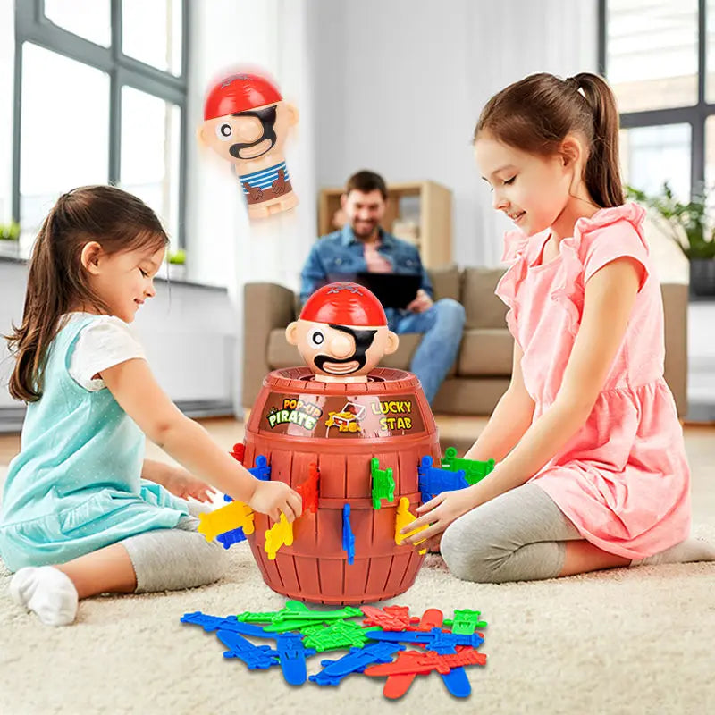 Pirate Board Game Montessori Family Gathering Game Funny Toy Lucky Game Jumping Pirates Children Board Games Boys and Girls Gift