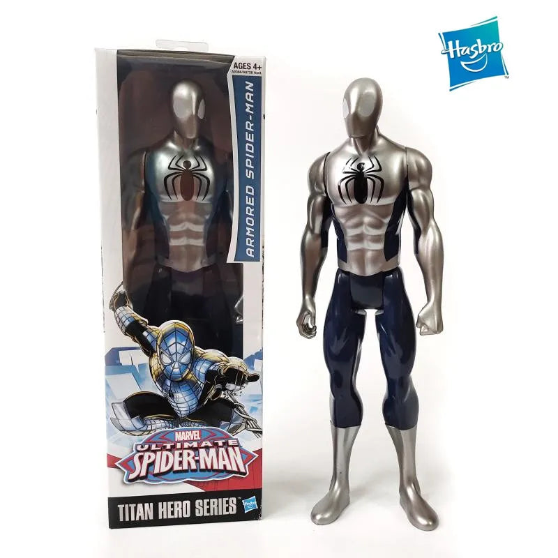 Hasbro Marvel Legends The Avengers Titan Hero Series Ultimate Armored Spiderman 28CM Action Figure Collectible Model Toy