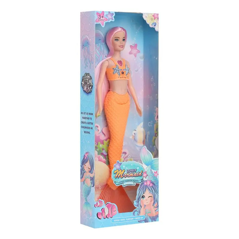 Mermaid Dolls Kids Toys Kawaii Items Fast Shipping Birthday Present With Box For Children Girls DIY Game Christmas Gifts