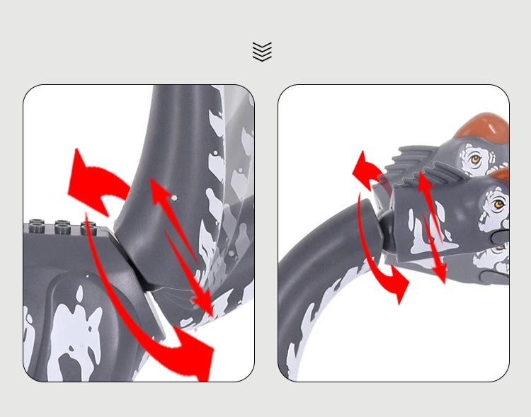 2025 New Jurassic Dinosaur Titanosaurus Animals DIY Blocks Mini Models Building Blocks Bricks Kid Dino Toys For Children