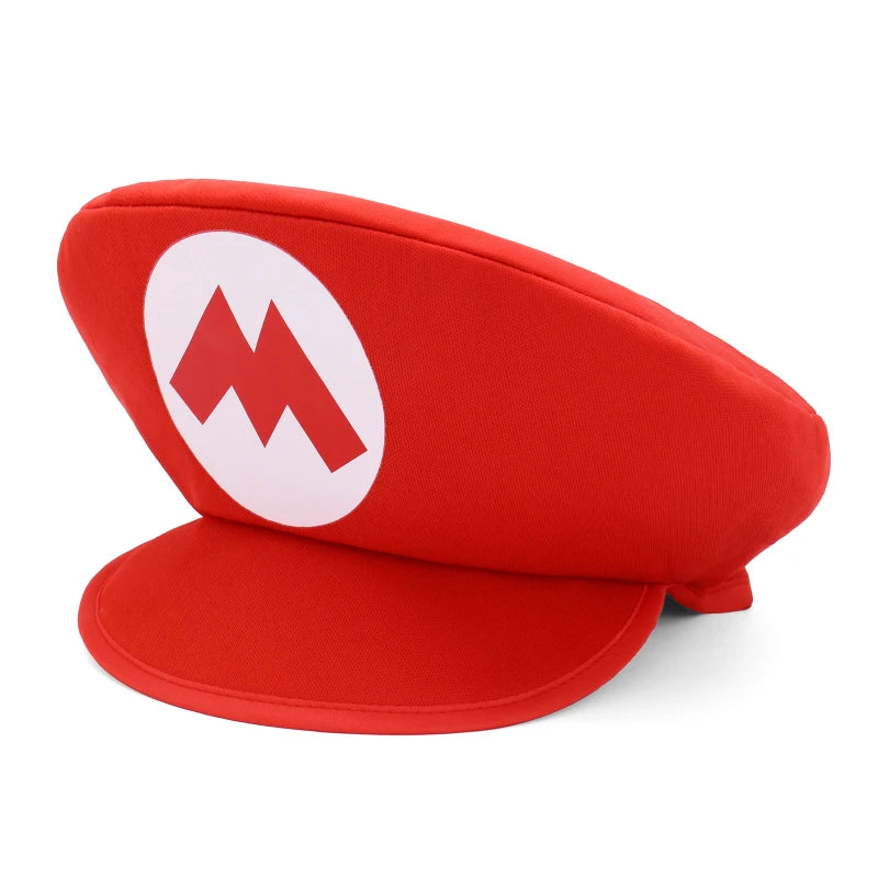 Super Mario Brothers Mario Child Hat and Mustache for Cosplay Costume