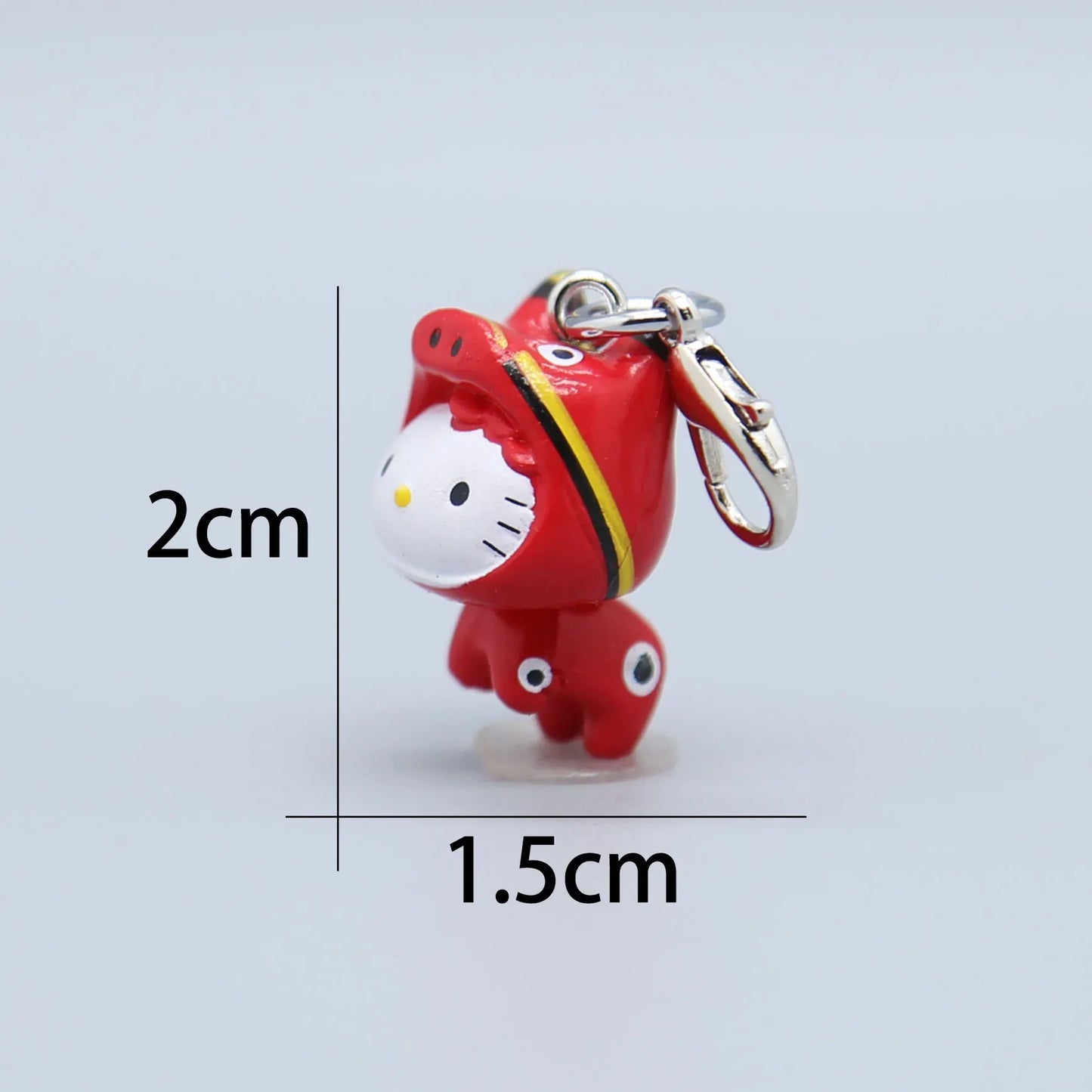 New Hello Kitty Kawaii Mini Doll Keychain Anime Kuromi Sanrios Decor Car Key Ring Pendant Creative Fashion Hanging Gifts Toys
