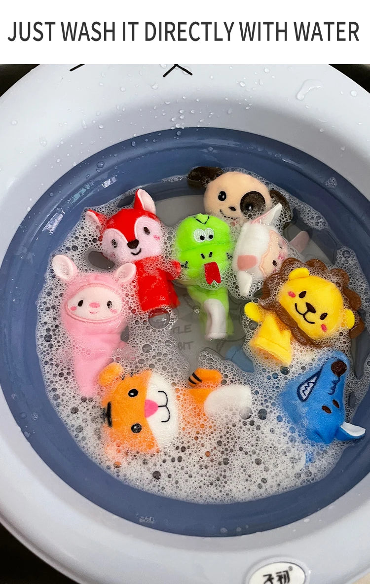 Kindergarten Story Teaching Aids Children Education Dolls Animal Plush kids toys Baby Finger puppets Doll Baby Hand puppet Toys