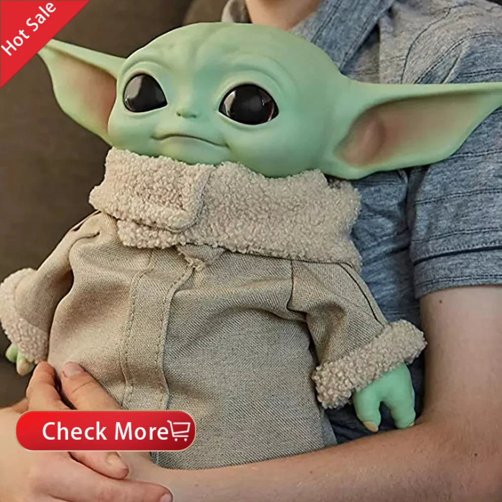 30cm Disney Wars Baby Yoda Plush Dolls The Mandalorian Peluche Boys Grogu Action Figure Toys Cute Stuffed Girls Toy Gift