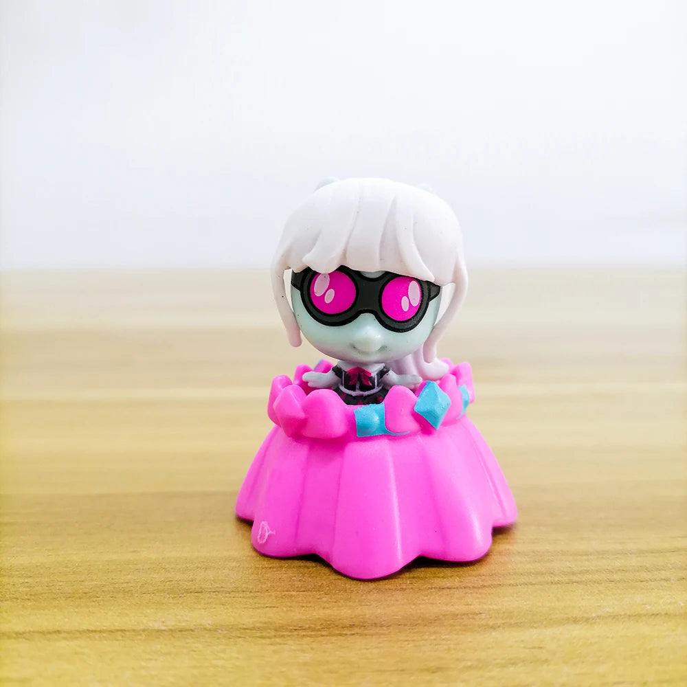 Hasbro My Little Pony Anime Figures Twilight Sparkle Fluttershy Pinkie Pie  Q-Version Doll Model Toy Ornaments Childern Gift