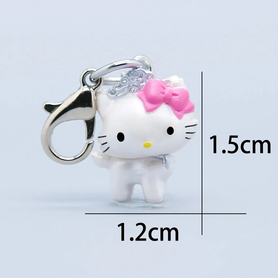 New Hello Kitty Kawaii Mini Doll Keychain Anime Kuromi Sanrios Decor Car Key Ring Pendant Creative Fashion Hanging Gifts Toys