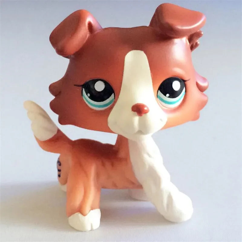 Pet Shop Lps Toys Cat Standing Rare Littlest Dog Collie Cocker Spaniel Great Dane Dachshund Original Short Hair Kitten Xmas Gift