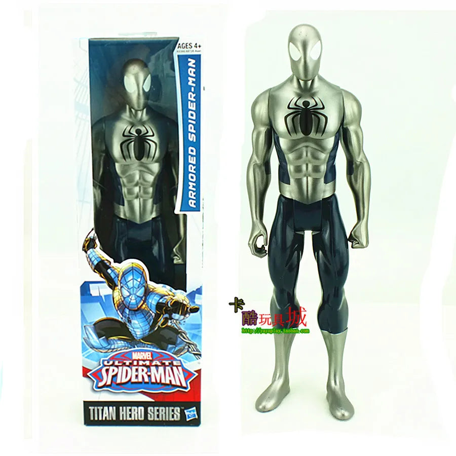 Original Hasbro The Avengers Marvel Anime Figure Thanos Captain America Iron Man Spider-Man Venom Action Figure Dolls Toys