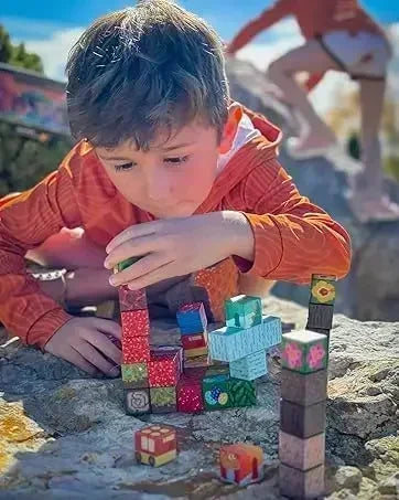 Magnetic Building Blocks Kid Toys Magnet Cube Set Mine World for Age 3+ Boys Girls DIY Model Children Magnets Toys Sensory Gifts