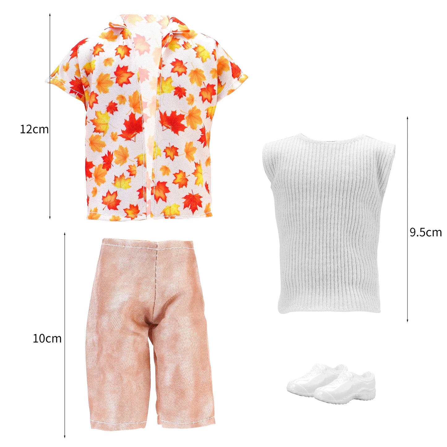 30cm Doll Clothes For Dolls Fashion Shirt+Pants Hat Shoes Coat Clothes For Girl Dolls Boy Children's Gift Doll House Accessories