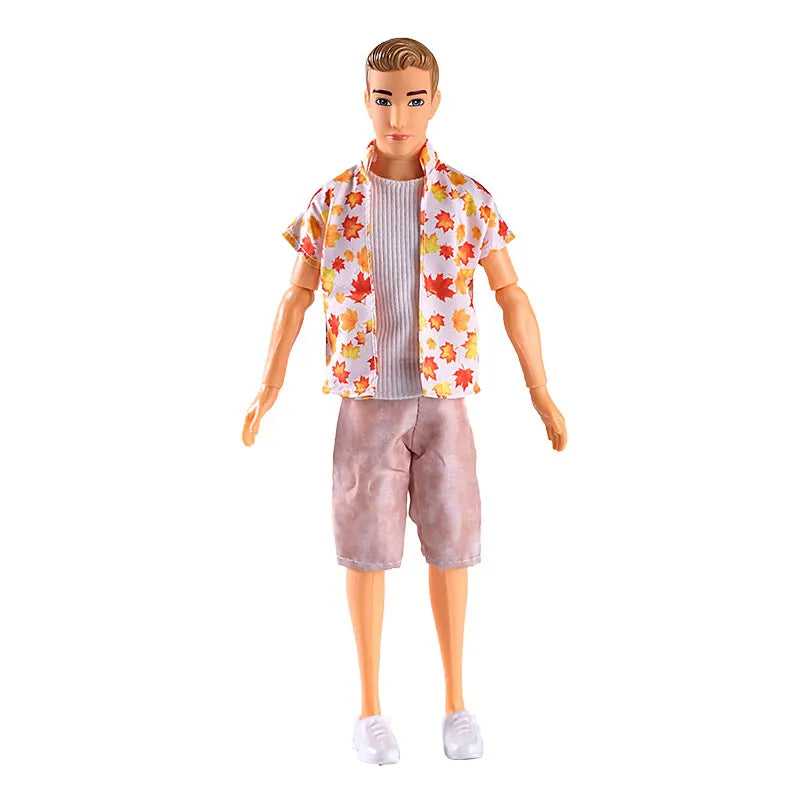 30cm Doll Clothes For Dolls Fashion Shirt+Pants Hat Shoes Coat Clothes For Girl Dolls Boy Children's Gift Doll House Accessories