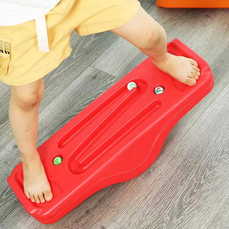 Kids Rocking Seesaw Balance Board Sensory Training Equipment Promote Coordination Skills Toys Children Indoor Outdoor Games
