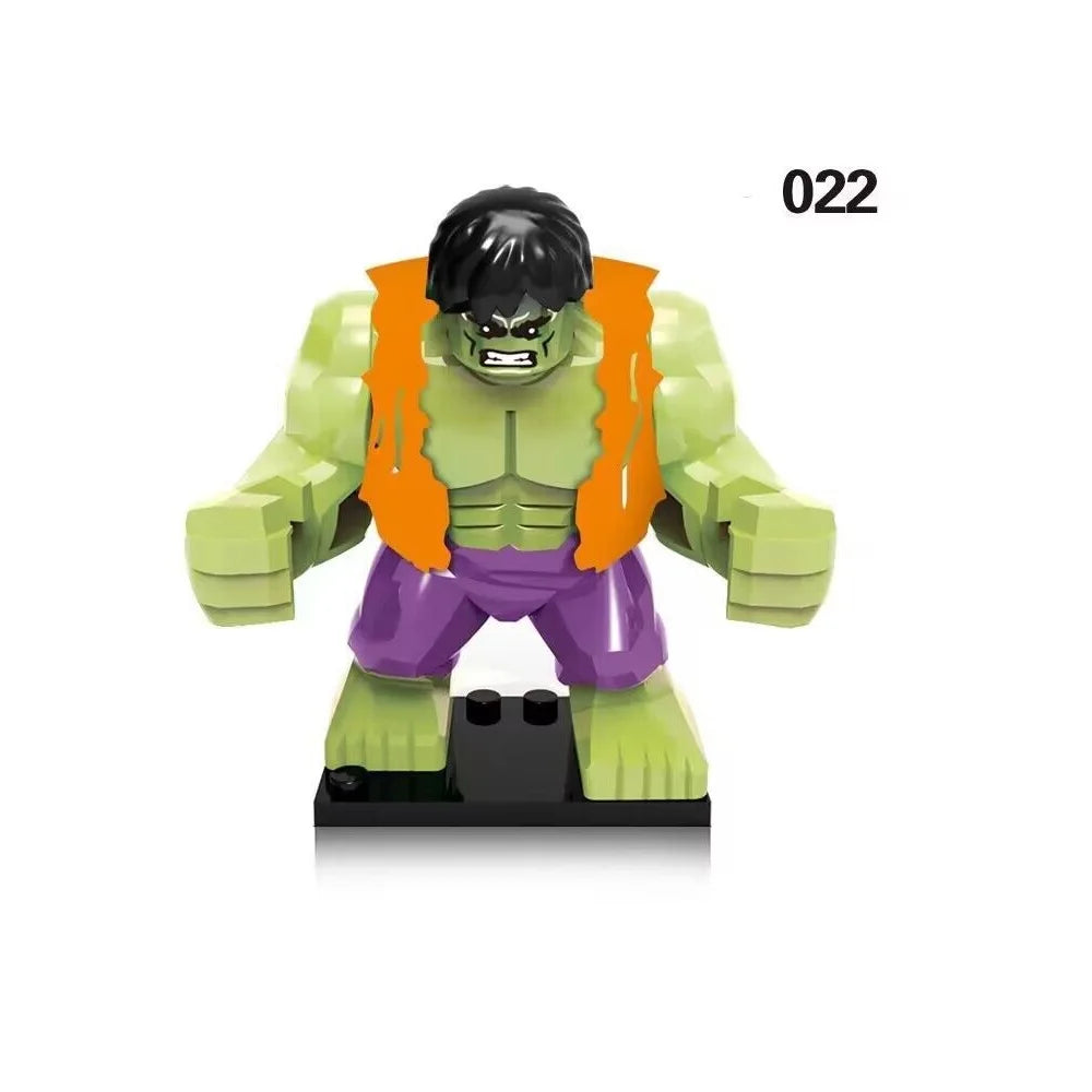 Marvel Superhero Anime Doll Building Blocks Venom Massacre Symbiosis, Spider Man Deadpool Wolverine Couple Gift Toy