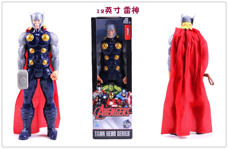 Original Hasbro The Avengers Marvel Anime Figure Thanos Captain America Iron Man Spider-Man Venom Action Figure Dolls Toys