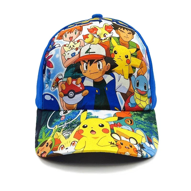 New Disney Anime Frozen Mickey Mouse Kids Brand Hat Boy Girl Travel Caps Spiderman Mickey Minnie Baby Caps Figure Gift Toys 2-8Y