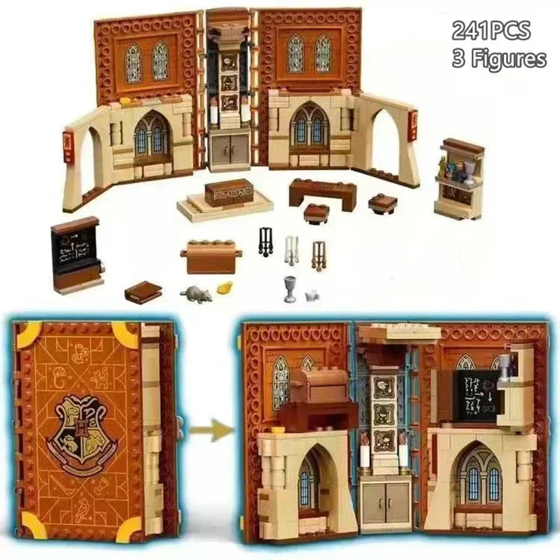 NEW Magic Castle School Building Blocks Brick Cartoon Action Figure Toys Model Toys for Children Birthday Christmas Gift