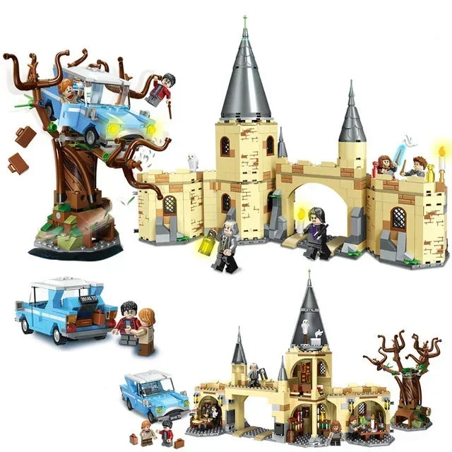 NEW Magic Castle School Building Blocks Brick Cartoon Action Figure Toys Model Toys for Children Birthday Christmas Gift