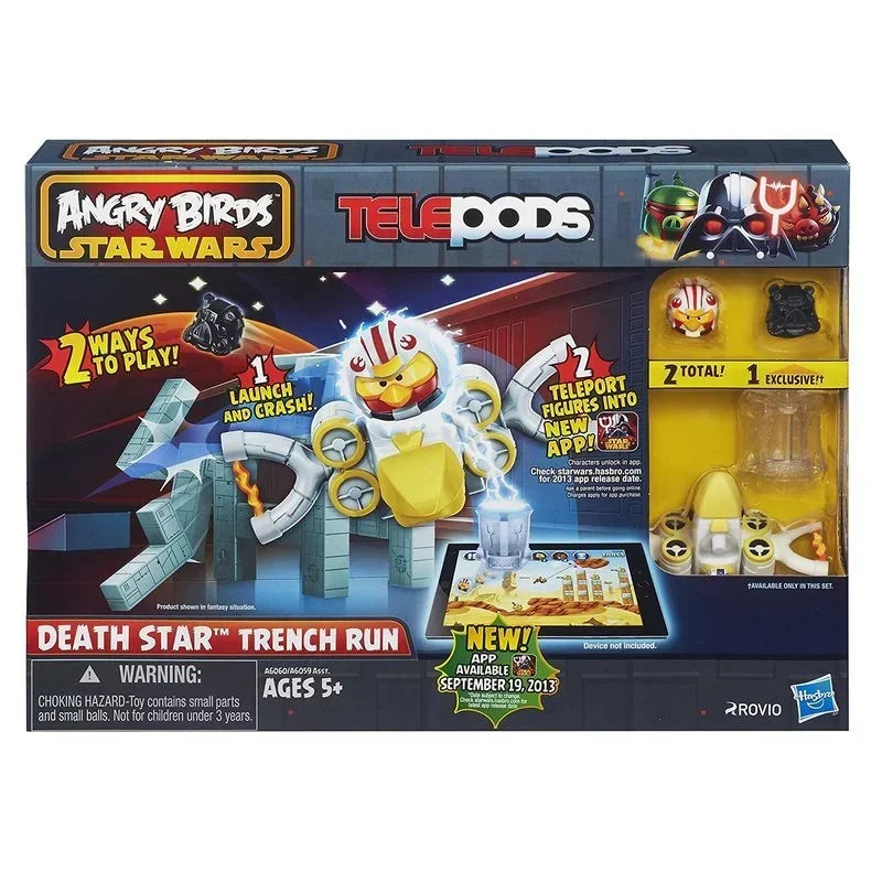 Hasbro Angry Birds Action Figure Star Wars Catapult Desktop Game Telepods Star Destroyer Model Collection Hobby Gifts Toys