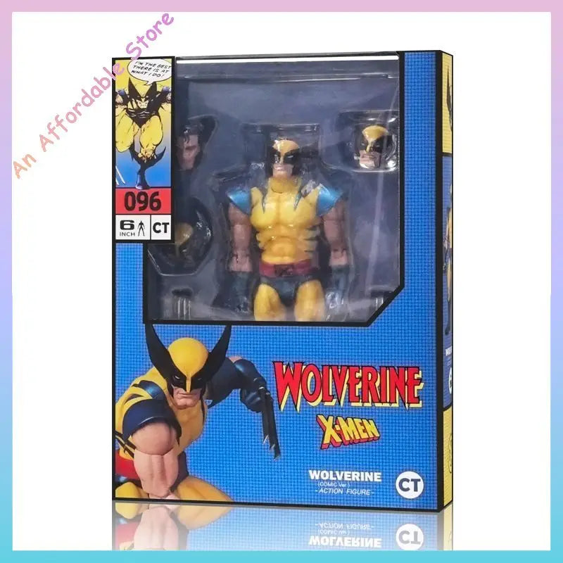 In Stock Ct Toys Mafex 096 Manga Version Wolverine Action Figure Ct Toys Logan Classic Battle Suit Marvel Mobile Figurine Model