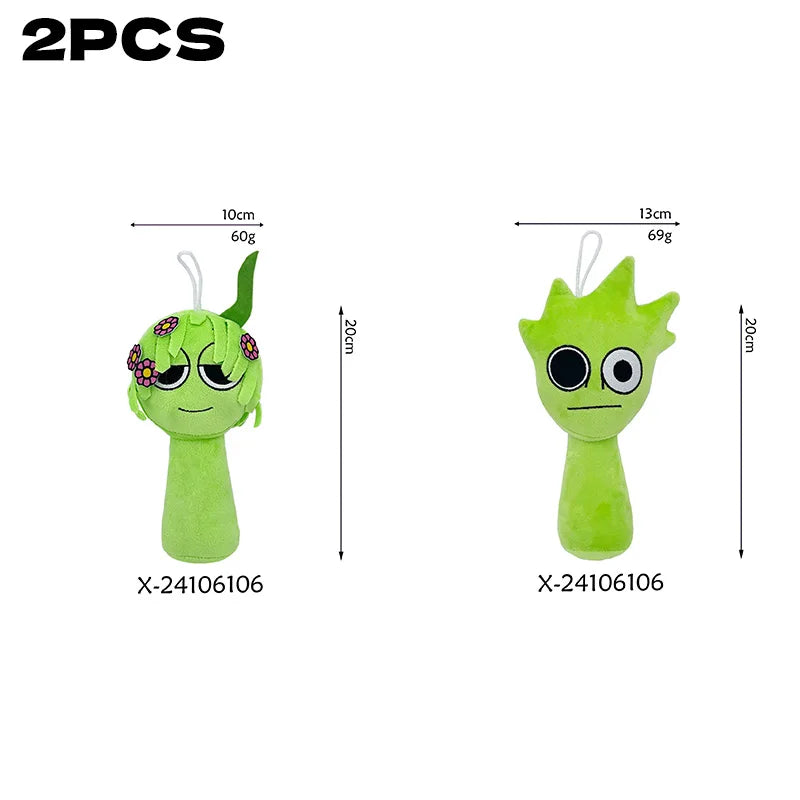 Sprunki Plush Toys Mr Fun Computer Wenda Simon Raddy Brud Sprunki Plushie Soft Toy Cartoon Pillow Stuffed Doll for Chrismas Gift