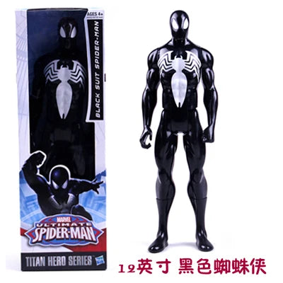 Original Hasbro The Avengers Marvel Anime Figure Thanos Captain America Iron Man Spider-Man Venom Action Figure Dolls Toys