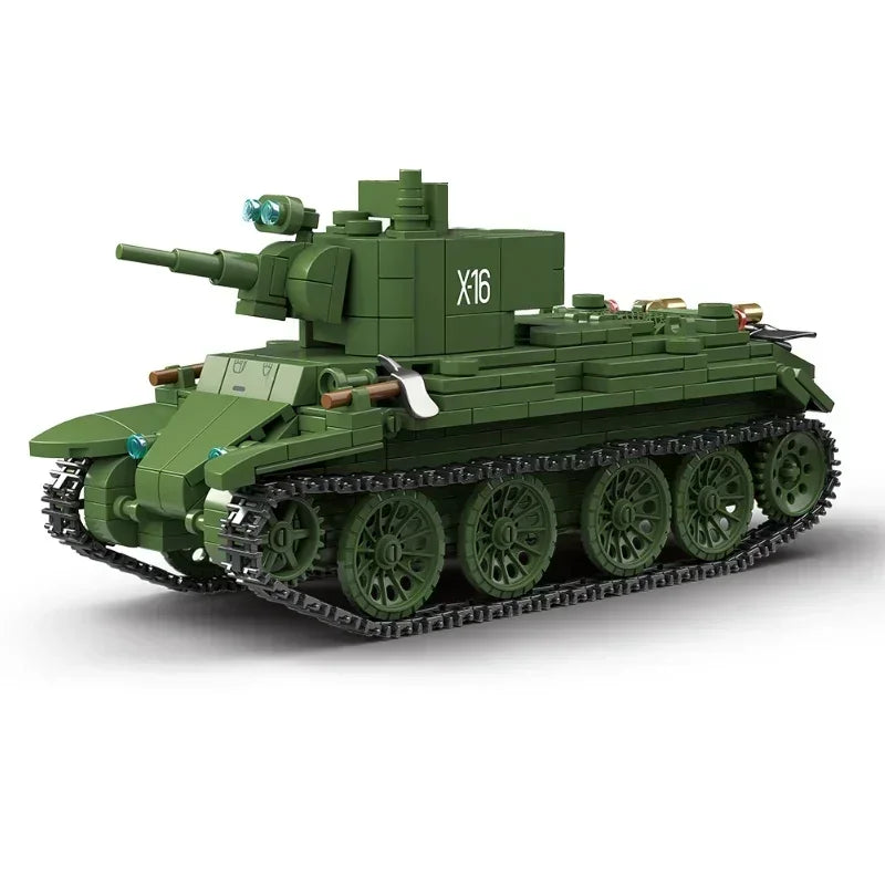 Germany Series Leopard Medium Tank G Late   Tank Military Series WW2 Tank Building Blocks  Bricks Model Set Toys for Kids Gifts