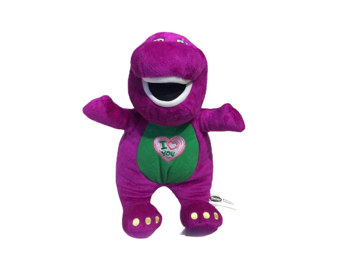 25/30cm Hot Sale Purple Dinosaur Barney Plush Toys Soft Stuffed Doll Boys Girls Birthday Gift With Music