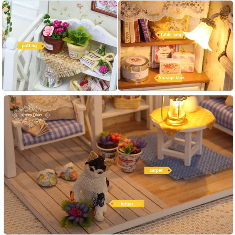 Kit Mini Casa DIY 3D – Regalo Creativo para Armar y Decorar
