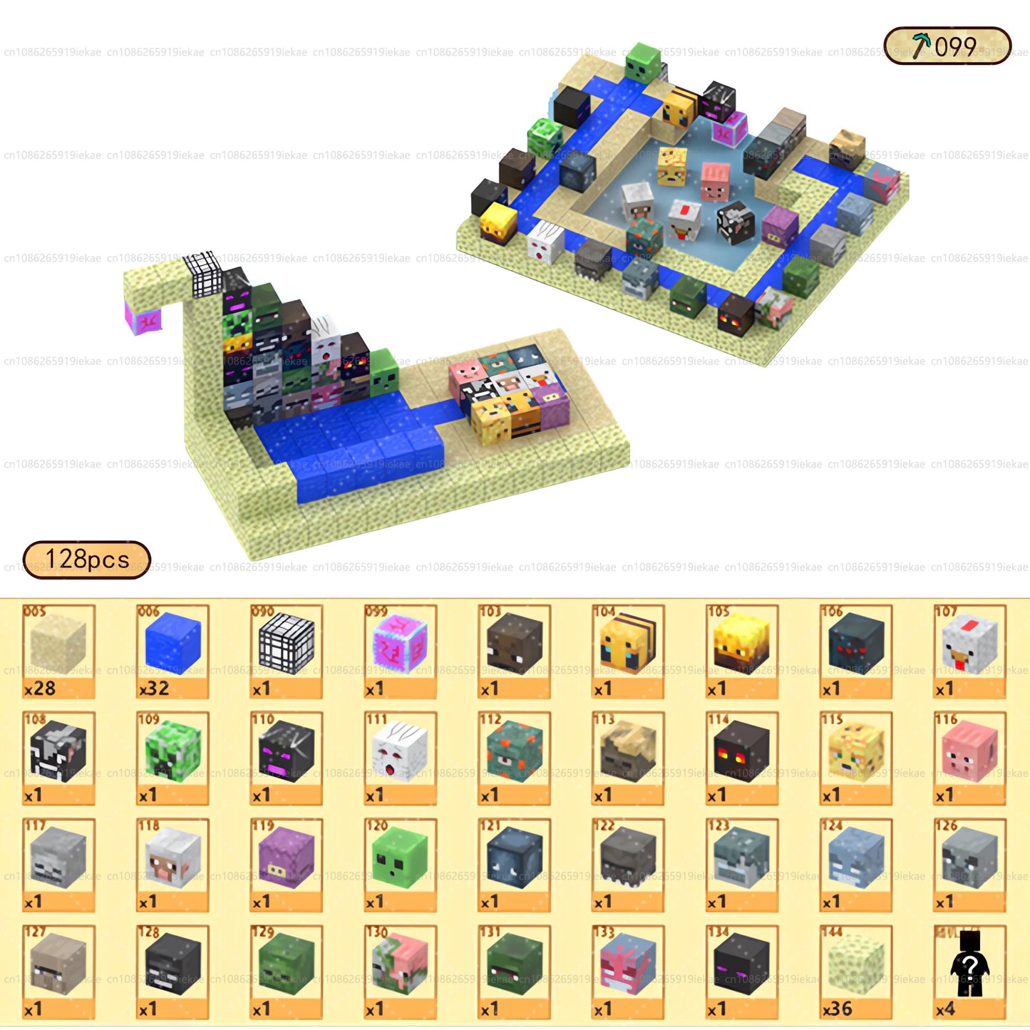 Magnetic Building Blocks Kid Toys Magnet Cube Set Mine World for Age 3+ Boys Girls DIY Model Children Magnets Toys Sensory Gifts