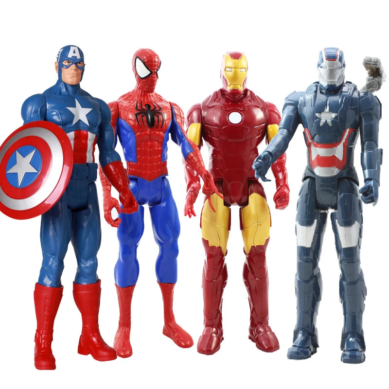 Original Hasbro The Avengers Marvel Anime Figure Thanos Captain America Iron Man Spider-Man Venom Action Figure Dolls Toys