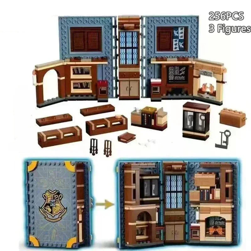 NEW Magic Castle School Building Blocks Brick Cartoon Action Figure Toys Model Toys for Children Birthday Christmas Gift