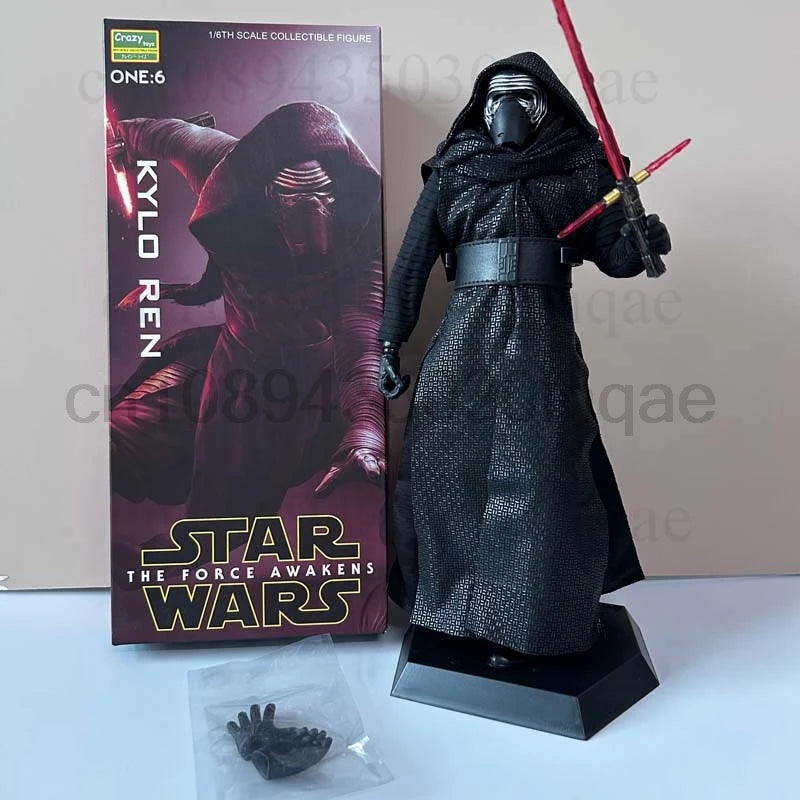 Crazy Toys 1:6 Star Wars Figure Movie Kylo Ren PVC Action Figure Collection Model Toys Room Ornament Gift For Kids