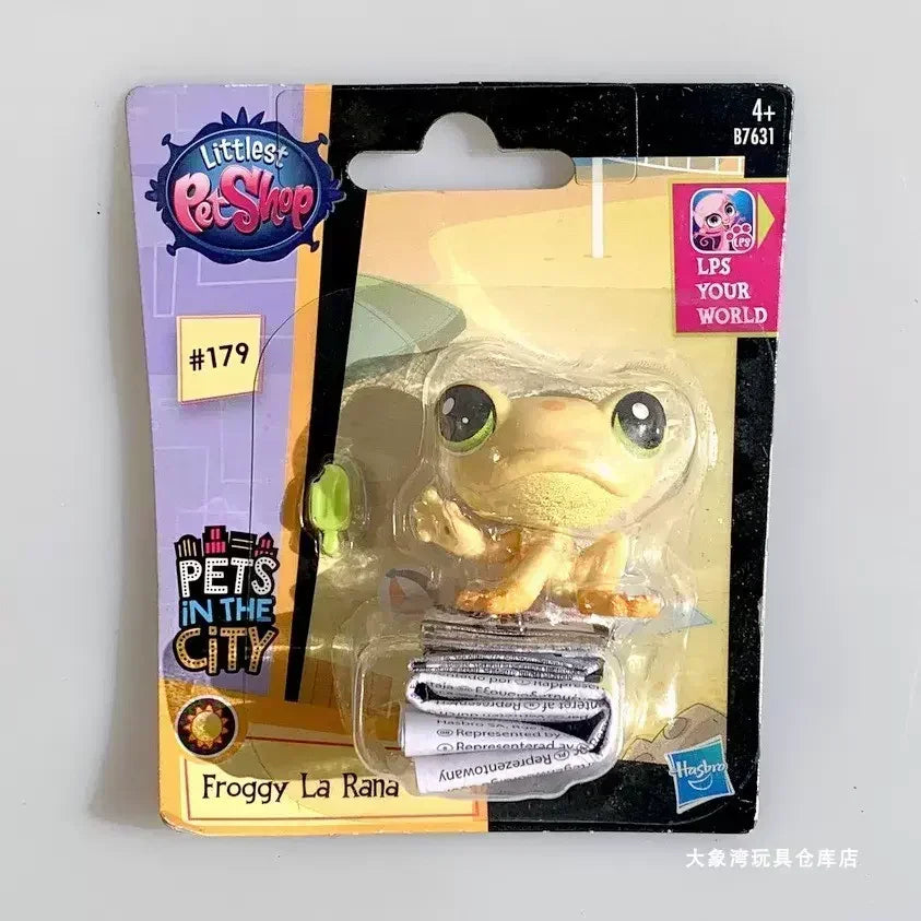 Original Hasbro Littlest Pet Shop Doll Toys Cute Animal Action Figure Big Eyed Pet Model Collection Toy Children's Birthday Gift