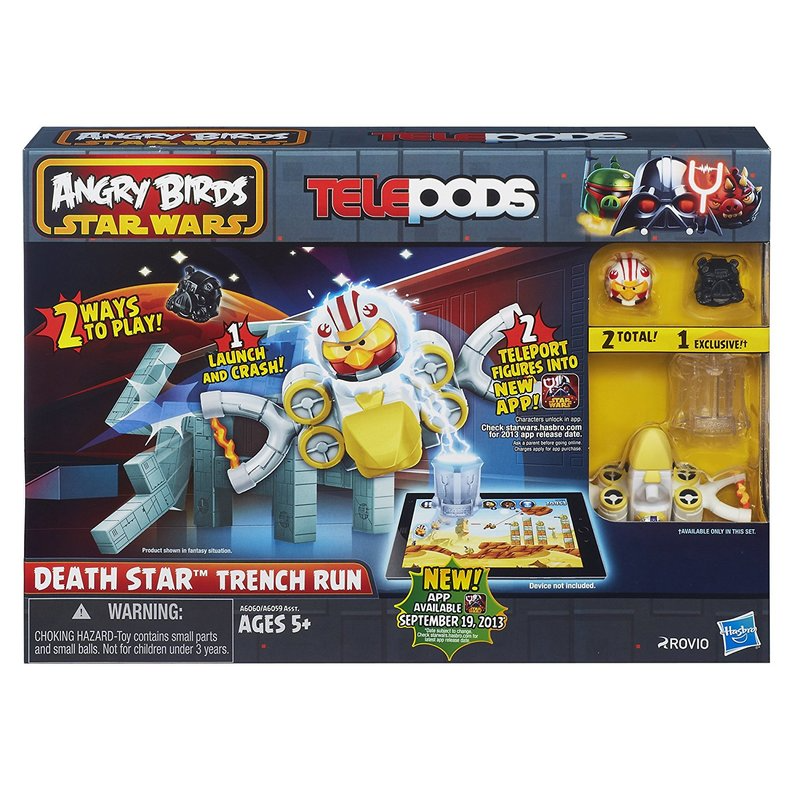 Hasbro Angry Birds Action Figure Star Wars Catapult Desktop Game Telepods Star Destroyer Model Collection Hobby Gifts Toys
