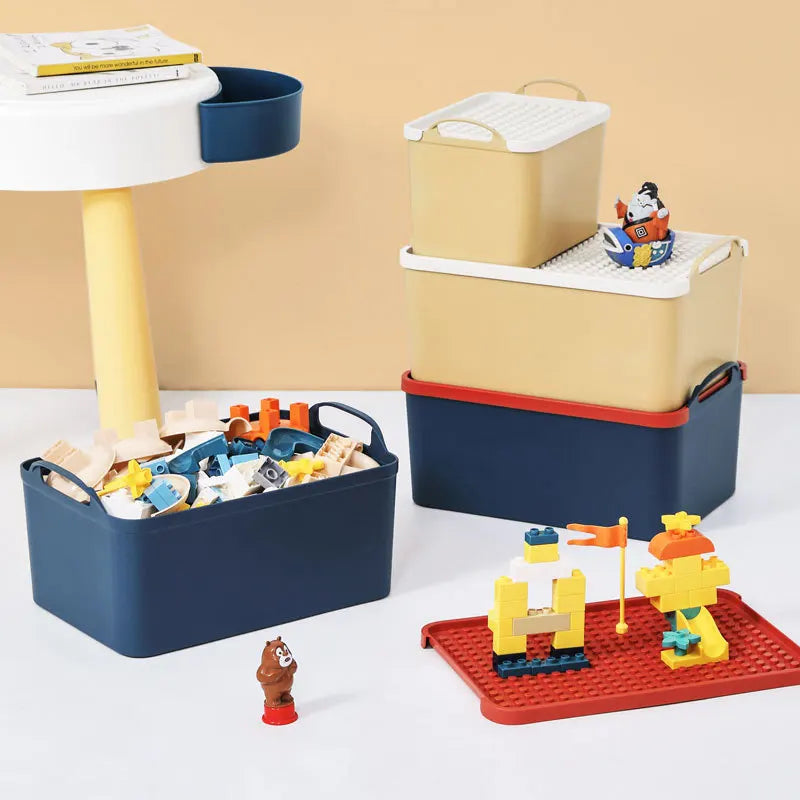 Storage Box for Lego With Lid Toy Building Block Parts Organizer Box Small Particle Classification Building Block Top Cover