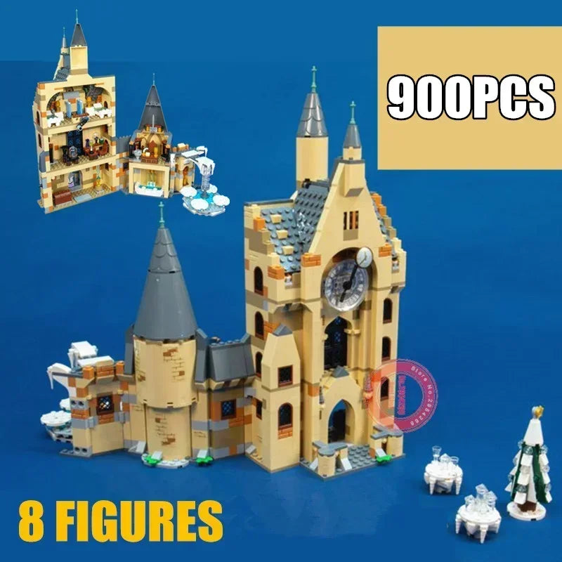 NEW Magic Castle School Building Blocks Brick Cartoon Action Figure Toys Model Toys for Children Birthday Christmas Gift