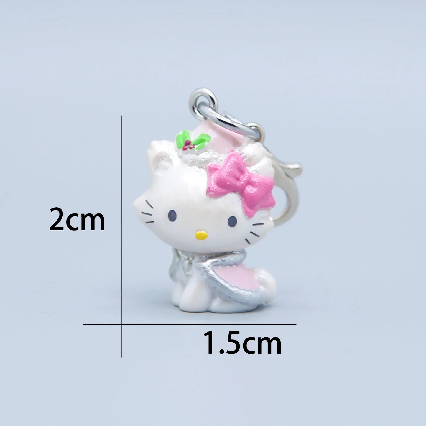 New Hello Kitty Kawaii Mini Doll Keychain Anime Kuromi Sanrios Decor Car Key Ring Pendant Creative Fashion Hanging Gifts Toys