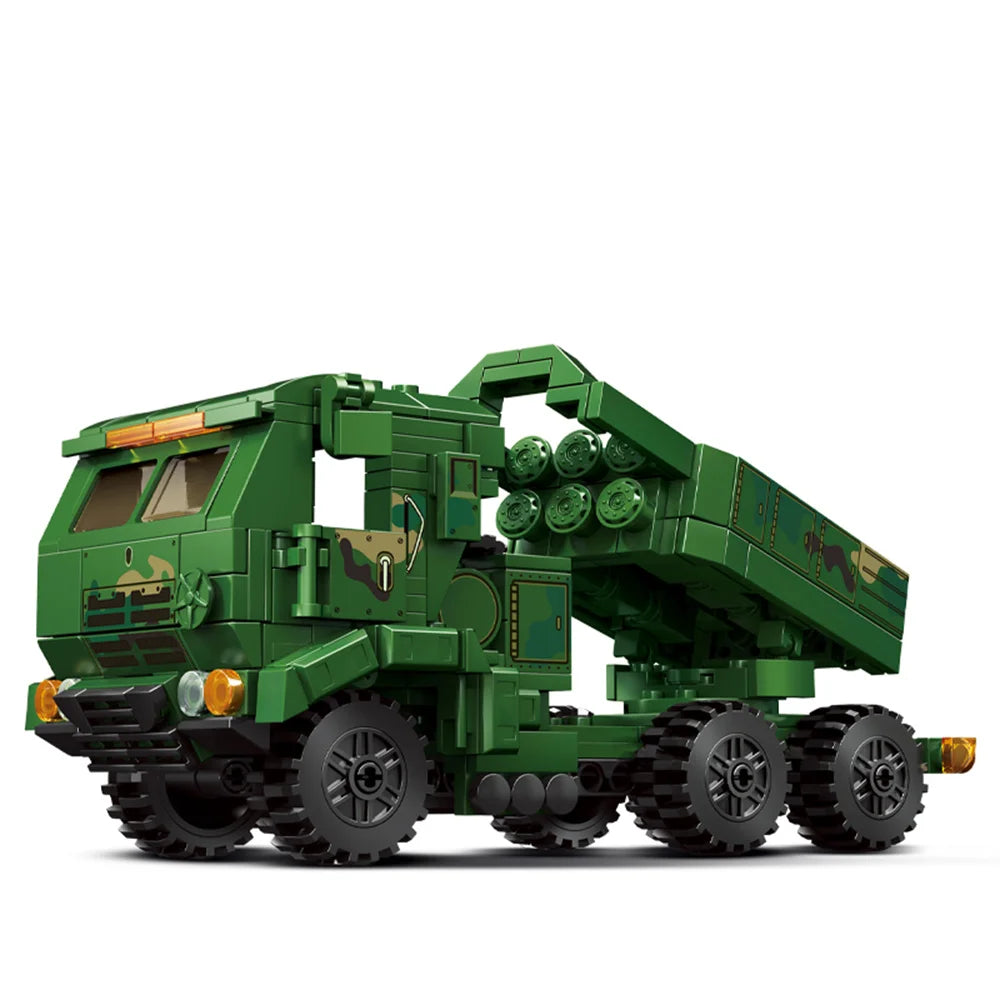 World War 2 WW2 Army Military Soldiers SWAT Leopard 2A7 Main Battle Tank Assemble Building Blocks Bricks Children's Toys Gift