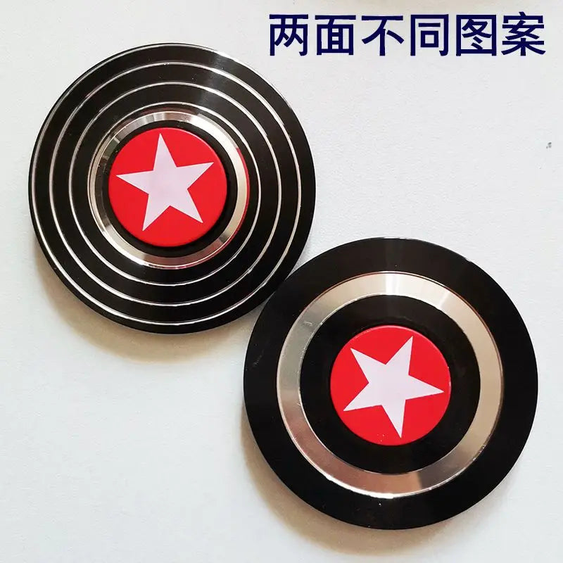 Marvel Spider-Man Captain America Metal Fidget Spinner Creative Personality Cool Decompression Fidget Spinner Children's Toy